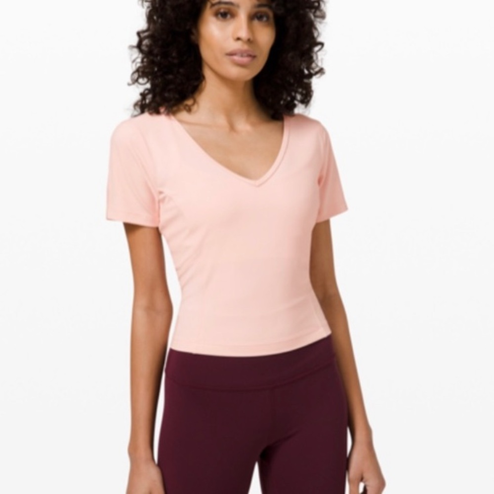 Nulu Slim Cropped Yoga Short Sleeve